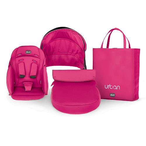 Color Pack Carucior Chicco Urban Cherry - imagine 2
