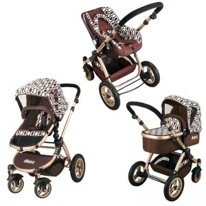 Carucior 2 in 1 Jazz brown +scoica cadou