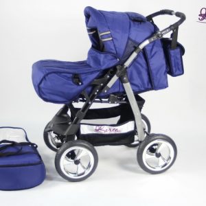 Carucior 2 in 1 Kerttu Vip 73 albastru