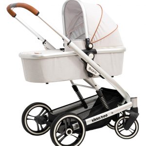 Carucior 2 in 1 cu suspensii Divaina Gray Melange