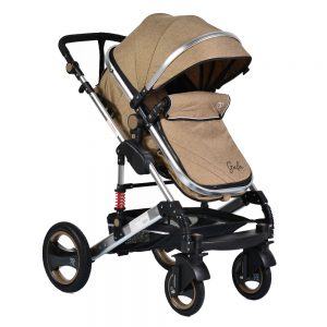 Carucior 2 in 1 cu suspensii Gala Beige