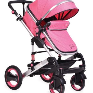 Carucior 2 in 1 cu suspensii Gala Coral