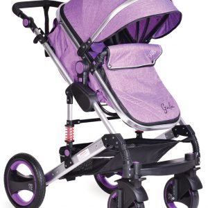 Carucior 2 in 1 cu suspensii Gala Purple