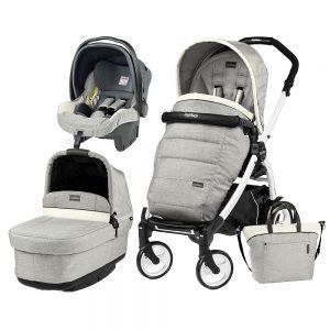 Carucior 3 In 1 Peg Perego Book Plus 51 BlackWhite POP-UP Elite Luxe Opal