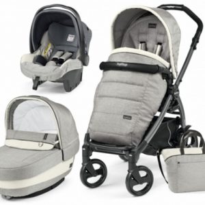 Carucior 3 In 1 Peg Perego Book Plus S Black POP-UP Elite Luxe Opal