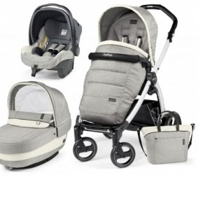 Carucior 3 In 1 Peg Perego Book Plus S BlackWhite POP-UP Elite Luxe Opal