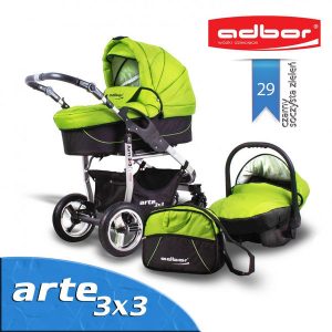 Carucior 3 in 1 Adbor Arte 3X3 ADB29A