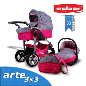 Carucior 3 in 1 Adbor Arte 3X3 ADB53