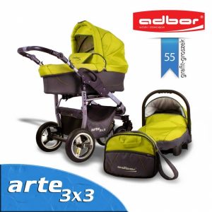 Carucior 3 in 1 Adbor Arte 3X3 ADB55