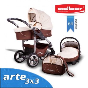 Carucior 3 in 1 Adbor Arte 3X3 ADB64