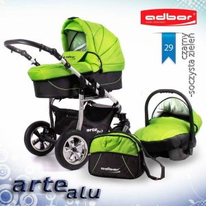 Carucior 3 in 1 Adbor Arte Alu 3X3 adb29A