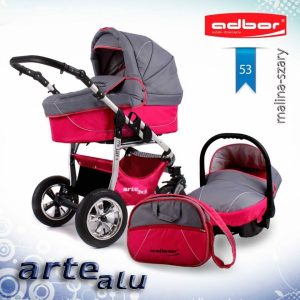 Carucior 3 in 1 Adbor Arte Alu 3X3 adb53