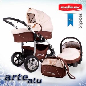 Carucior 3 in 1 Adbor Arte Alu 3X3 adb64