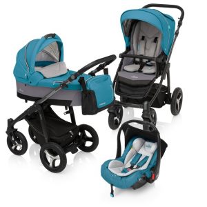Carucior 3 in 1 Baby Design Husky Winter Pack 05 Turquoise 2017