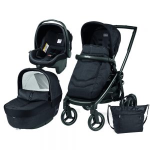 Carucior 3 in 1 Black Mat Team Peg Perego Onyx