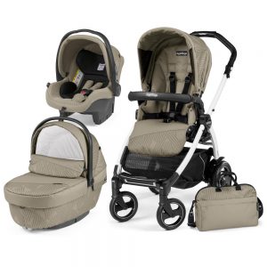 Carucior 3 in 1 Book Plus 51 S BlackWhite Sportivo Geo Geo Beige