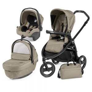 Carucior 3 in 1 Book Scout Matt Black Sportivo Geo Geo Beige