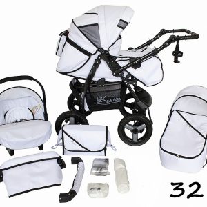 Carucior 3 in 1 Kerttu Twist-R 32 alb