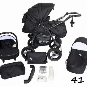 Carucior 3 in 1 Kerttu Twist-R 41 negru