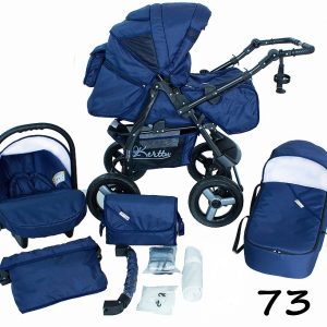 Carucior 3 in 1 Kerttu Twist-R 73 albastru