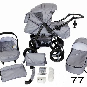 Carucior 3 in 1 Kerttu Twist-R 77 gri