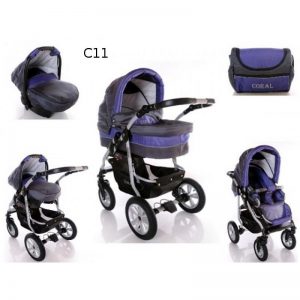 Carucior 3 in 1 Krasnal Coral C11