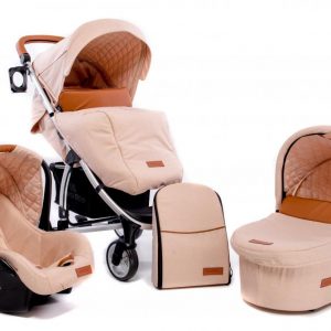 Carucior 3 in 1 Madrid Melange Beige