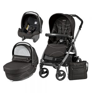 Carucior 3 in 1 Peg Perego Book Plus 51 S Black Sportivo Bloom Bloom Black
