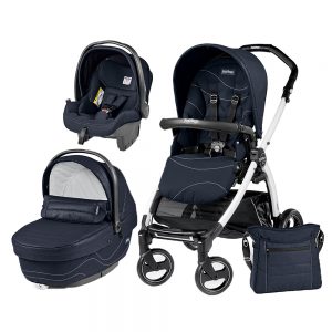 Carucior 3 in 1 Peg Perego Book Plus S BlackWhite Sportivo Bloom Bloom Navy