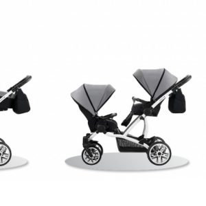 Carucior 3 in 1 pentru gemeni Bebetto 42 For Two LO195
