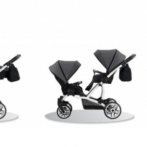Carucior 3 in 1 pentru gemeni Bebetto 42 For Two LO230
