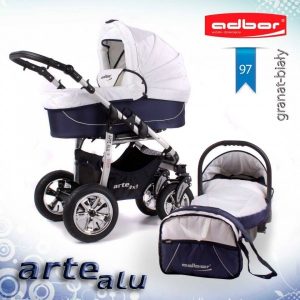 Carucior 3 in 1 Adbor Arte Alu 3X3 adb97