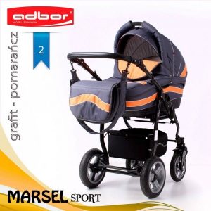 Carucior 3 in 1 Adbor Marsel Sport adb2
