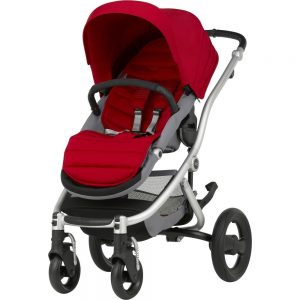 Carucior Affinity II Silver -Flame Red Britax