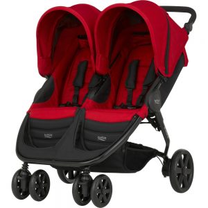 Carucior B-agile Dublu Flame red Britax 2016