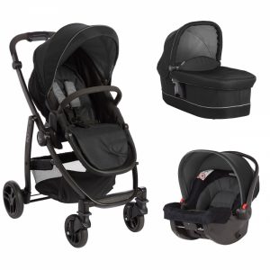 Carucior Evo II 3 in 1 Black Grey