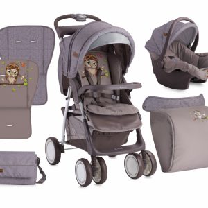 Carucior Foxy 2 in 1 cu cosulet auto Beige Buhu