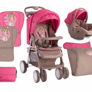 Carucior Foxy 2 in 1 cu cosulet auto Beige Rose Princess