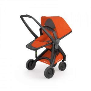 Carucior Reversible 100 Ecologic Black Orange