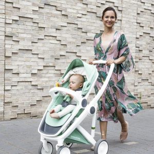 Carucior Reversible 100 Ecologic White Orange