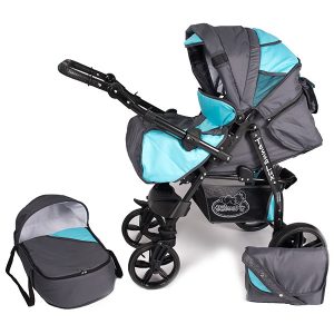 Carucior Hubners Tessa Lux 2 in 1 turcoaz