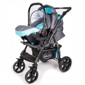 Carucior Hubners Tessa Lux 3 in 1 turcoaz