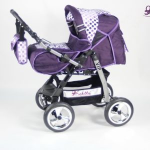 Carucior Kerttu VIP 81 mov cu buline
