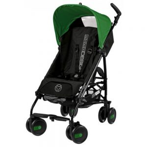 Carucior Pliko Mini Momodesign Negru cu Verde