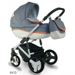 Carucior bebelusi 3 in 1 Bexa Ideal Jeans Brown