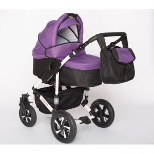 Carucior bebelusi PJ Stroller 3 in 1 Purple