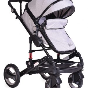 Carucior 2 in 1 cu suspensii Gala Grey