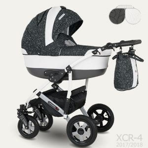 Carucior copii 2 in 1 Carmela Jacard Camarelo color XCR-4
