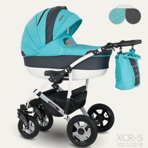 Carucior copii 3 in 1 Carmela Jacard Camarelo color XCR-5