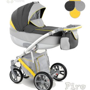 Carucior copii 3 in 1 Piro 2017 Camarelo color PR-2